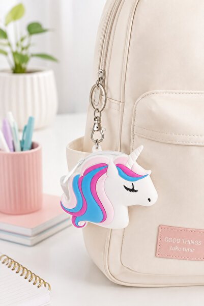 Generic Brand Premium Silicone Unicorn Wallet with Keychain and Carabiner, 3D...