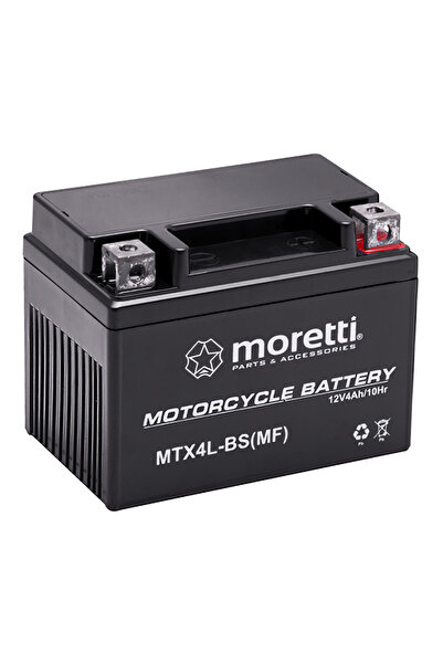 MMX Acumulator Moretti 12V AGM (Gel) MTX4L-BS / MB4L-B