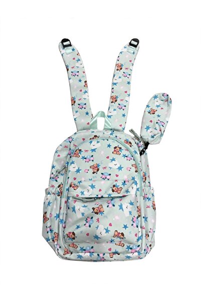 Generic Brand Rucsac Ghiozdan Școală Model Ursuleți și Stele cu Penar/Portfar...