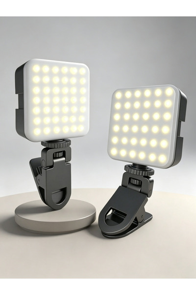 Choice black LED Clip Light, Portable Photography Fill Light for Smartphone, ...