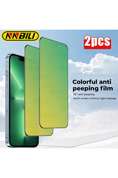 Choice20 iPhone17 Pro Max 2 piece NNBILI 1-2pcs Anti-Spy Gradient Color Mirro...