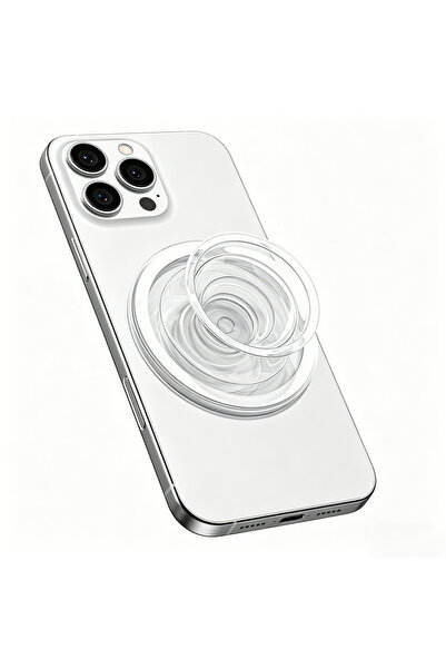 choice2 Transparent Magnetic Phone Grip & Kickstand - Transparent Acrylic Rem...