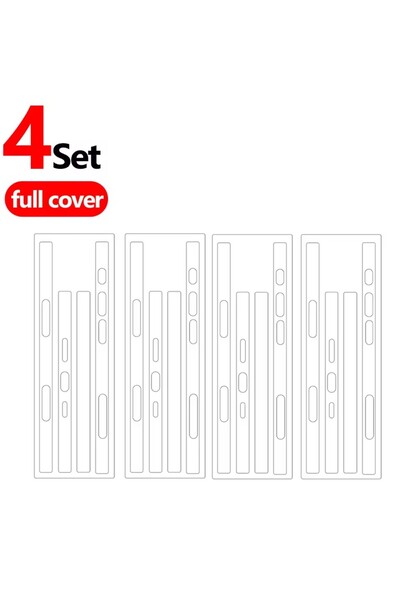 Choice11 for iPhone 17 4Set Border Sticker HD Clear Frame Hydrogel Films for ...