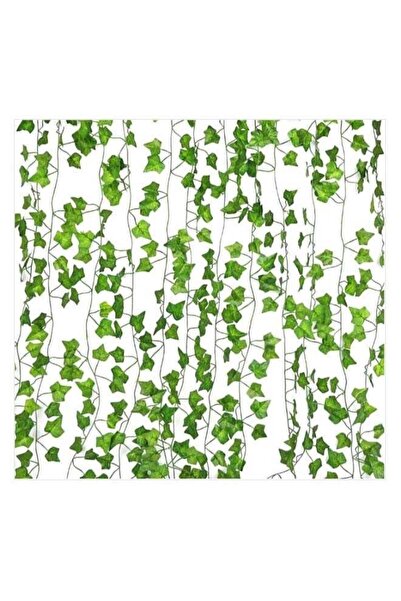 DRAMA HOME Artificial Vine Leaf Garland Set for Decoration, 10 Pieces, Green,...
