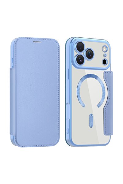 Choice iPhone17 Pro Max LIGHT BLUE Flip Leather Case for IPhone 17 Air 16 Pro...