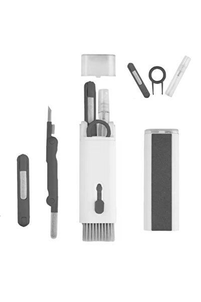 Choice Grey 7-in-1 Computer Keyboard Cleaner Kit with Earphone Cleaning Pen K...