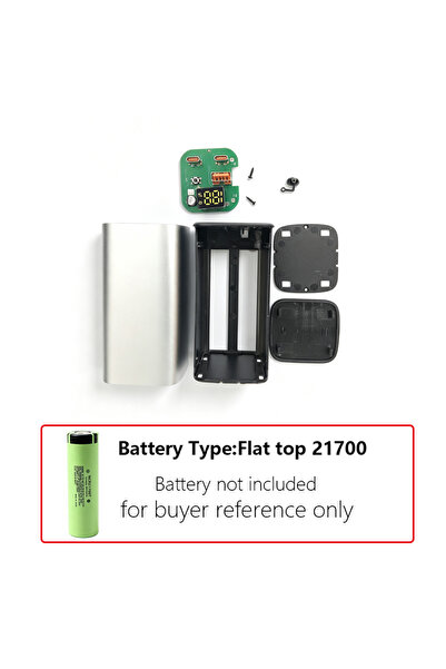 Choice DIY Kits 22.5W PD QC Fast Charge Aluminum DIY Power Bank Case Digital ...
