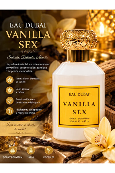 Eau Dubai Parfum Vanilla Sex – Extrait de Parfum 100 ml