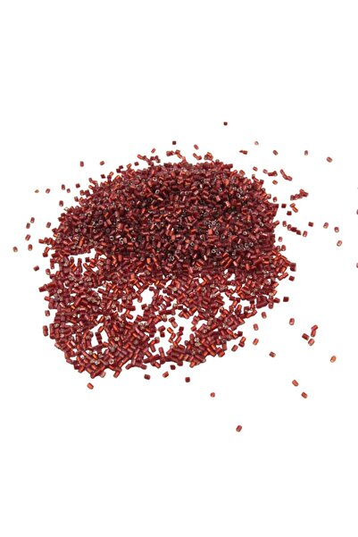Serhat Aksesuar ve El İşçilik Cut Beads Crystal Dark Burgundy 2X1.5 mm (100 G...