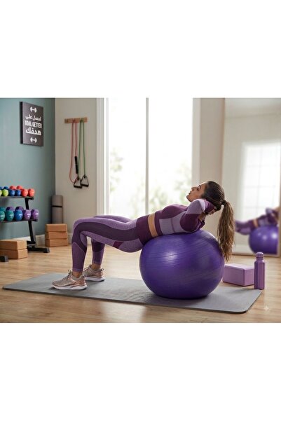 Generic Brand Yoga Ball Exercise Thickened 75cm Balance Fitness Rehabilitatio...