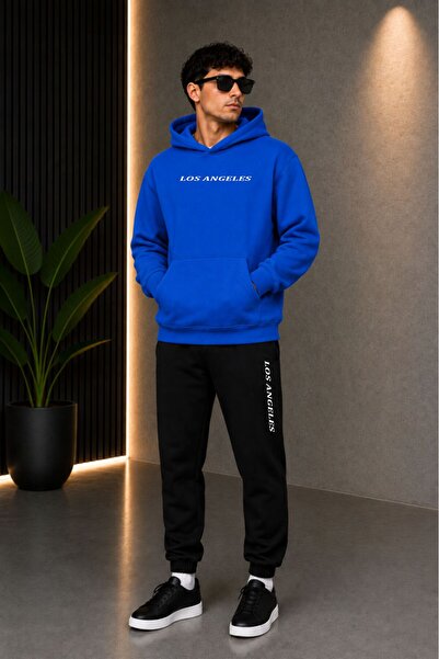 x-compass life Unisex Winter Sweatshirt & 2-Thread Seasonal Sweatpants Set wi...