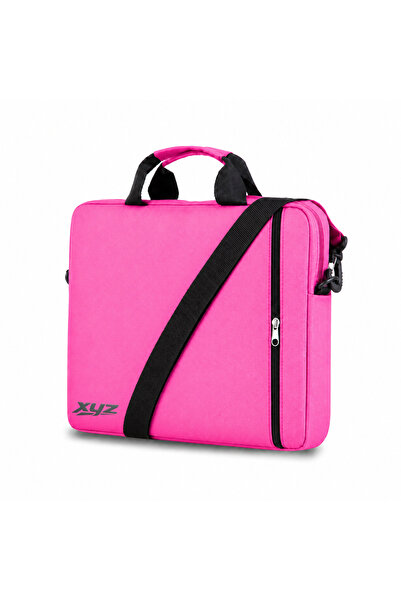 Classone XYZ Serisi XYZ-T26 15.6 inch Uyumlu Macbook , Laptop , Notebook El ve Omuz Çantası - Pembe