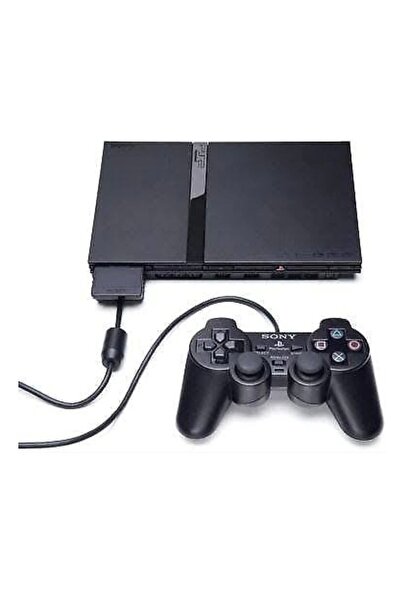 EA ps2 playstation 2 konsol çipli makina + kol + 5 adet oyun gta pes vs..
