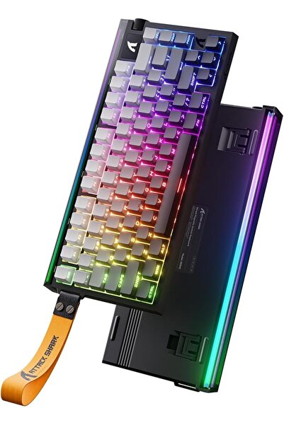 MAMBASNAKE ATTACK SHARK R85 HE Rapid Trigger Keyboard Magnetic Switch with Cu...