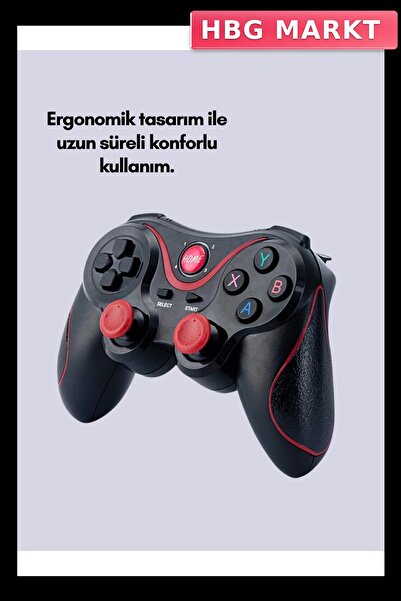HBG Markt Kablosuz Oyun Kolu: Ergonomik Tasarım, Yüksek Hassasiyetli Analog Çubuklar