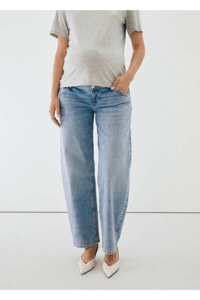 MANGO Woman Balon hamile jean pantolon
