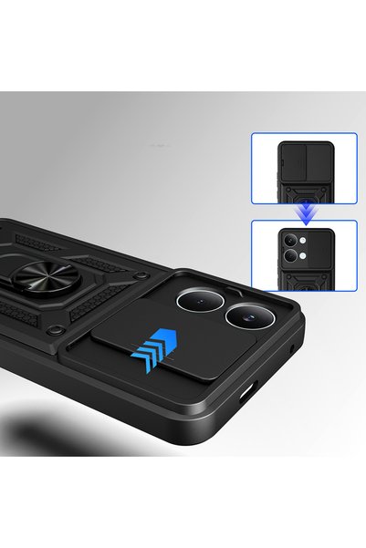 Ummeslem غطاء Vega المنزلق متوافق مع حافظة Xiaomi Poco X8 Pro Max المغناطيسية...