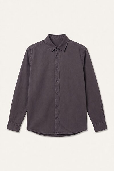 DeFacto Regular Fit Shirt No Collar Long Sleeve Shirt I3029Ax26Au