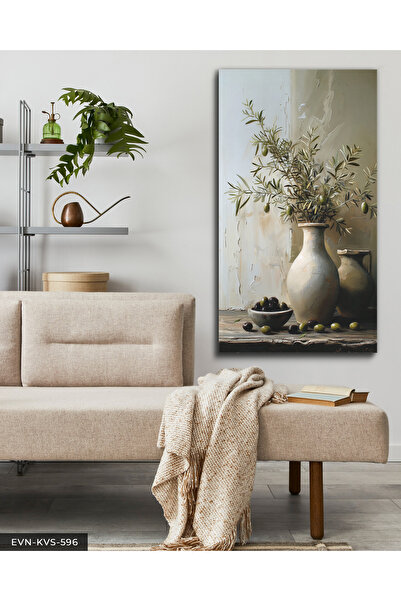 Evinemoda Olive in a Vase One Piece Canvas - Canvas Painting