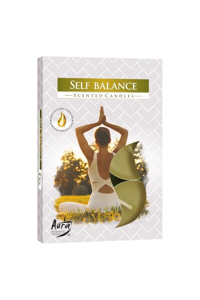 LCA Set 3 x 6 Lumanari Pastila, Self Balance, 4 Ore