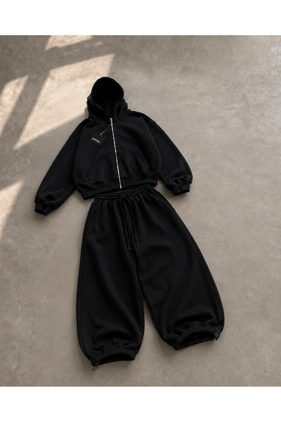 Gofeel Harajuku Blessed Baggy Fit Unisex Tracksuit Set (3 Threads)