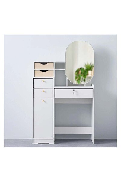 Danube Home Barbados Dressing Table With Sliding Mirror | Durable Vanity Tabl...
