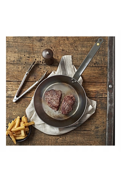 De Buyer Tigaie cu conținut ridicat de carbon, Carbone Mineral, 28cm, ORIGINA...