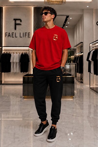 FAEL LİFE UNISEX ΣΕΤ ΜΠΛΟΥΖΑΚΙ ΚΑΙ ΦΟΥΤΕΡ ΜΕ ΣΤΑΜΠΑ B, Άνετης Εφαρμογής