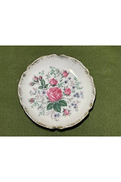 Fransız Limoges Limoges Porcelain Mini Decorative Plate - 8.5 cm in Diameter ...