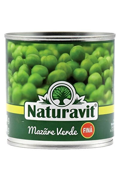 Naturavit Conserva Mazăre verde fină boabe 425ml