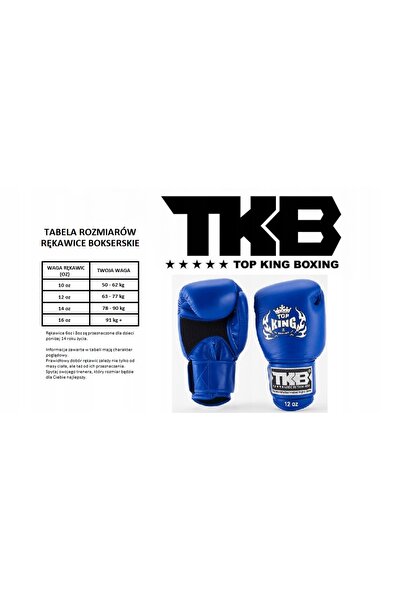 NO BRAND Mănuși de box Top King TKBGUV-WH-10OZ 10 oz