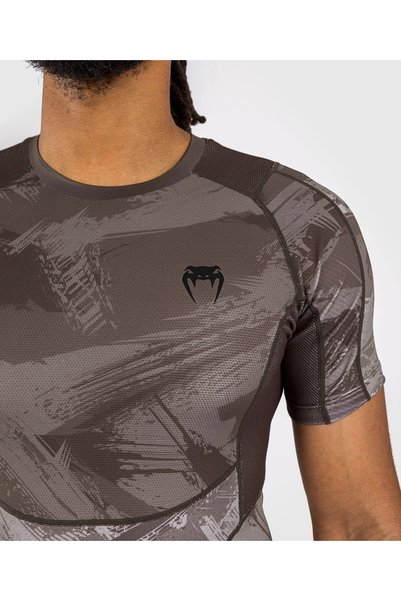 NO BRAND Tricou bărbătesc Venum Electron 3.0 Rashguard sand XXL