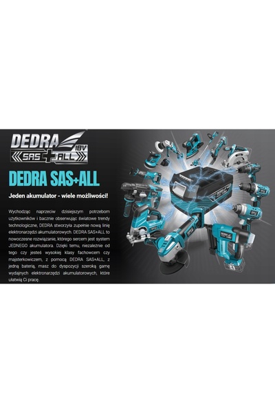 dedra Aspirator de atelier aku DED7175 SAS+ 18V