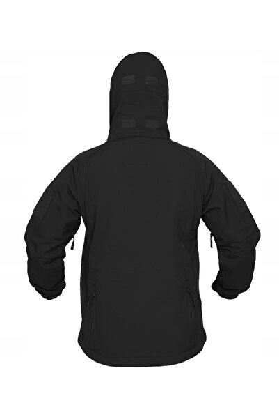 NO BRAND Jachetă SOFTSHELL pentru bărbați, cu glugă, TEXAR FALCON – Negru, mă...