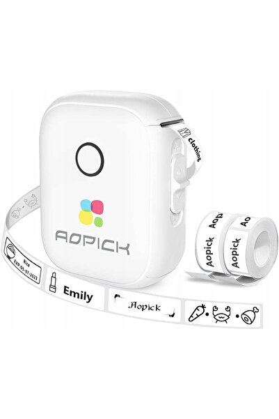 NO BRAND Imprimantă termică de etichete cu control prin aplicație, mini impri...