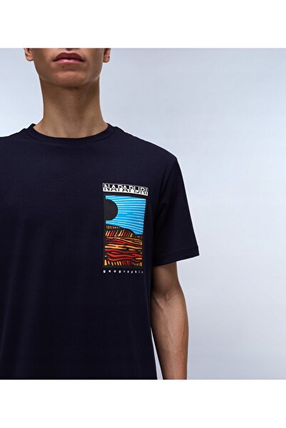 NO BRAND Napapijri Valdor Tricou bărbătesc NA4IE6 Albastru Marin S