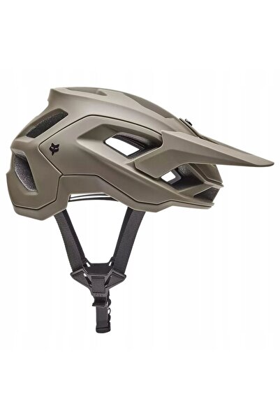 Fox OpenFace Enduro MTB Speedframe Solid Verde Militar Cască de Bicicletă Roz L