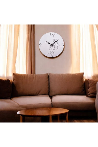 NO BRAND CEAS DE PERETE LOFT 34 CM, STIL VINTAGE, PENTRU SUFRAGERIE SAU BUCĂT...