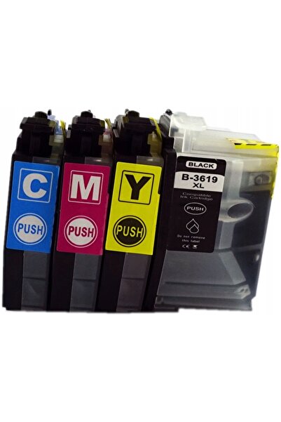 NO BRAND 2x Kit complet de cerneală pentru Brother LC3619 XL MFCJ2330DW