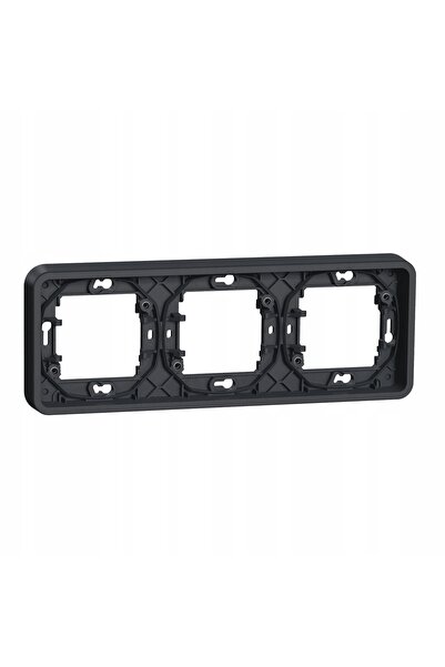 Schneider Electric Mureva Cadru Orizontal Triplu IP55 Montaj Îngropat Antraci...