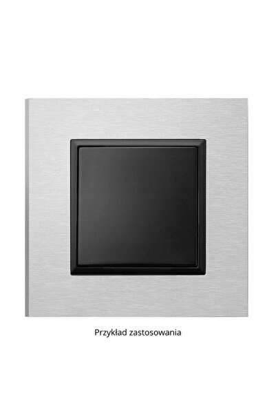 OSPEL ARIA Cadru simplu cu o singură poziție din aluminiu periat R-1UAC/62/25