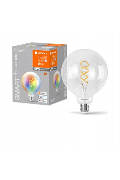 Osram Bec LED cu filament E27 4.8W = 40W 470lm RGBW CCT, reglabil SMART+ WiFi