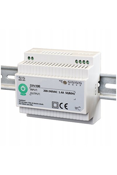 NO BRAND Sursă de alimentare 15V 6A 100W pentru șină DIN Transformator LED DC...