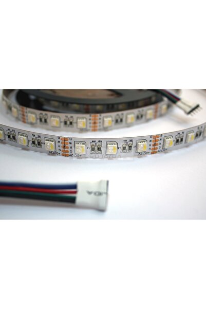NO BRAND Bandă LED 4 în 1 RGBW + lumină caldă, 300 LED-uri SMD5050, IP20, 5m