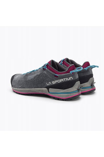 La Sportiva Pantofi de trail pentru femei TX2 Evo Leather - carbon/roz prună 37