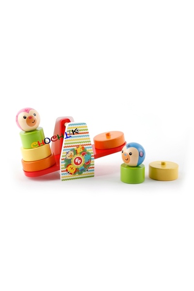 FISHER-PRICE BABY FISHER PRICE Cântar piramidal din lemn