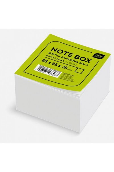 Interdruk CUBE OFFICE Hârtie de notițe albă neadezivă 85x85x35 x 15 bucăți