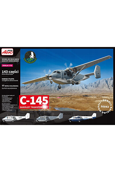 NO BRAND AEROPLAST 90043 avion de transport C-145 model de asamblat 1:72