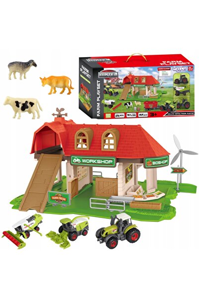 woopie SET FERMOAIA MICĂ A PĂZARULUI FIGURINE GARD TRACTOARE ANIMALE
