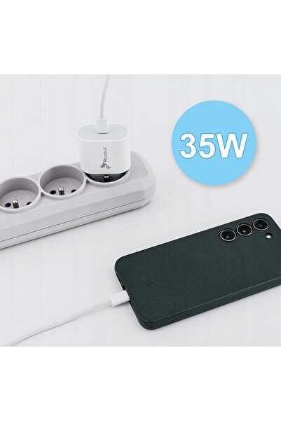 NO BRAND ÎNCĂRCĂTOR RAPID 35W USB-C + CABLU DE 1M CU DESIGN CUBIC PENTRU IPHO...